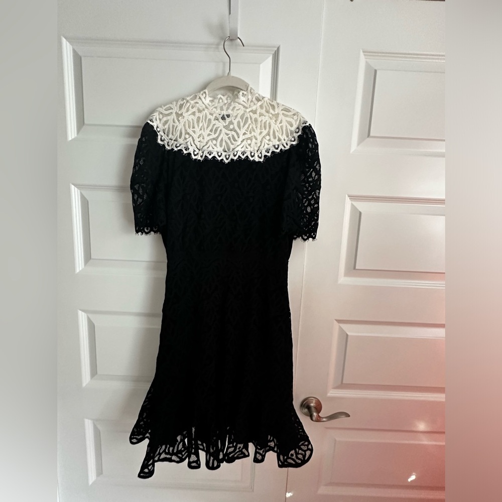 Sandro Rosane Lace Mini‎ Dress Size 10 NWT - Picture 10 of 11